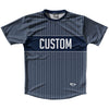 Pinstripes Custom Finish Line Running Shirt Track Cross Made In USA by Tribe Lacrosse