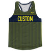 Pinstripes Custom Finish Line Running Track Tops Made In USA by Tribe Lacrosse
