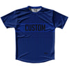 Pinstripes Custom Finish Line Running Shirt Track Cross Made In USA by Tribe Lacrosse