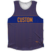 Pinstripes Custom Finish Line Athletic Tank Top by Tribe Lacrosse