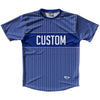 Pinstripes Custom Finish Line Running Shirt Track Cross Made In USA by Tribe Lacrosse