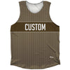 Pinstripes Custom Finish Line Athletic Tank Top by Tribe Lacrosse