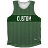 Pinstripes Custom Finish Line Athletic Tank Top by Tribe Lacrosse