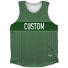 Pinstripes Custom Finish Line Athletic Tank Top by Tribe Lacrosse