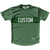Pinstripes Custom Finish Line Running Shirt Track Cross Made In USA by Tribe Lacrosse