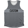 Pinstripes Custom Finish Line Athletic Tank Top by Tribe Lacrosse