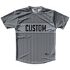 Pinstripes Custom Finish Line Running Shirt Track Cross Made In USA by Tribe Lacrosse