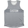 Pinstripes Custom Finish Line Athletic Tank Top by Tribe Lacrosse