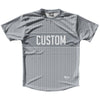 Pinstripes Custom Finish Line Running Shirt Track Cross Made In USA by Tribe Lacrosse
