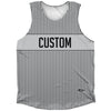Pinstripes Custom Finish Line Athletic Tank Top by Tribe Lacrosse