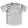 Pinstripes Custom Finish Line Running Shirt Track Cross Made In USA by Tribe Lacrosse