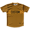 Pinstripes Custom Finish Line Running Shirt Track Cross Made In USA by Tribe Lacrosse