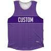 Pinstripes Custom Finish Line Athletic Tank Top by Tribe Lacrosse