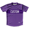 Pinstripes Custom Finish Line Running Shirt Track Cross Made In USA by Tribe Lacrosse