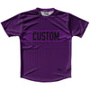 Pinstripes Custom Finish Line Running Shirt Track Cross Made In USA by Tribe Lacrosse