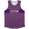 Pinstripes Custom Finish Line Athletic Tank Top by Tribe Lacrosse