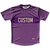Pinstripes Custom Finish Line Running Shirt Track Cross Made In USA by Tribe Lacrosse