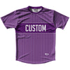 Pinstripes Custom Finish Line Running Shirt Track Cross Made In USA by Tribe Lacrosse