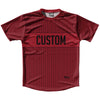 Pinstripes Custom Finish Line Running Shirt Track Cross Made In USA by Tribe Lacrosse