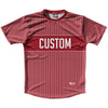 Pinstripes Custom Finish Line Running Shirt Track Cross Made In USA by Tribe Lacrosse