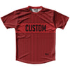 Pinstripes Custom Finish Line Running Shirt Track Cross Made In USA by Tribe Lacrosse
