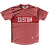 Pinstripes Custom Finish Line Running Shirt Track Cross Made In USA by Tribe Lacrosse