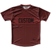 Pinstripes Custom Finish Line Running Shirt Track Cross Made In USA by Tribe Lacrosse