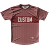 Pinstripes Custom Finish Line Running Shirt Track Cross Made In USA by Tribe Lacrosse