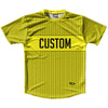 Pinstripes Custom Finish Line Running Shirt Track Cross Made In USA by Tribe Lacrosse