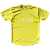 Pinstripes Custom Finish Line Running Shirt Track Cross Made In USA by Tribe Lacrosse