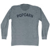 Popcarn (Popcorn With An A) Adult Tri-Blend Long Sleeve T-shirt by Tribe Lacrosse