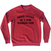 Proud Father Of A Few Dumbass Kids Adult Tri-Blend Sweatshirt