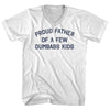 Proud Father Of A Few Dumbass Kids Adult Cotton V-neck T-shirt