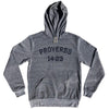 Proverbs 14 23 Cotton-Poly Blend Hoodie by Tribe Lacrosse