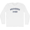 Proverbs 14 23 Adult Cotton Long Sleeve T-shirt