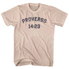 Proverbs 14 23 Adult Tri-Blend T-Shirt by Tribe Lacrosse