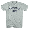 Proverbs 14 23 Adult Tri-Blend T-Shirt by Tribe Lacrosse