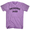Proverbs 14 23 Adult Tri-Blend T-shirt
