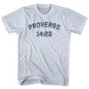 Proverbs 14 23 Adult Tri-Blend T-Shirt by Tribe Lacrosse
