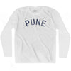 Pune Vintage City Adult Cotton Long Sleeve T-shirt by Ultras