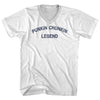 Punkin Chunkin Legend Adult Cotton V-neck T-shirt by Tribe Lacrosse