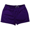 Pinstripes Shorty Short Gym Shorts 2.5" Inseam Made In USA by Tribe Lacrosse