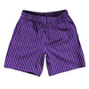 Pinstripes Athletic Running Fitness Exercise Shorts 7" Inseam Shorts Made In USA by Tribe Lacrosse