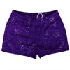 Splatter Shorty Short Gym Shorts 2.5" Inseam Made In USA by Tribe Lacrosse