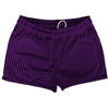 Pinstripes Shorty Short Gym Shorts 2.5" Inseam Made In USA by Tribe Lacrosse
