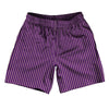 Pinstripes Athletic Running Fitness Exercise Shorts 7" Inseam Shorts Made In USA by Tribe Lacrosse