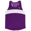 Purple Medium And White Running Track Tops Made In USA by Tribe Lacrosse