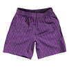 Pinstripes Athletic Running Fitness Exercise Shorts 7" Inseam Shorts Made In USA by Tribe Lacrosse