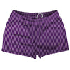 Pinstripes Shorty Short Gym Shorts 2.5" Inseam Made In USA by Tribe Lacrosse