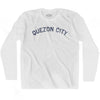 Quezon Vintage City Adult Cotton Long Sleeve T-shirt by Ultras